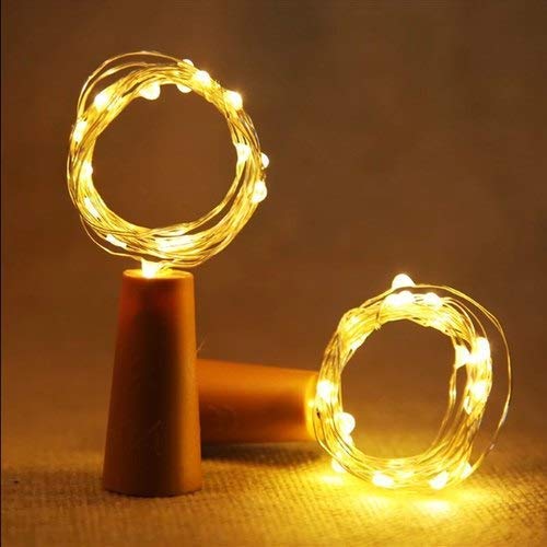 Bright Electronics 3 Meter Battery Operated Decorative Cork String Fairy Lights for Decorations (30 LED):: Light Color- Warm White:: Pack of-1 - Home Decor Lo