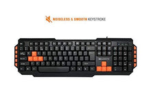 Load image into Gallery viewer, Amkette Xcite Pro USB Keyboard and Mouse Combo (Black) - Home Decor Lo
