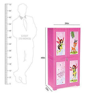 Cello Novelty Big Fairy Cupboard (Pink) - Home Decor Lo