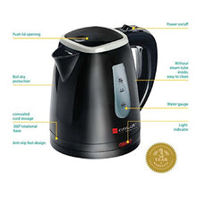 Load image into Gallery viewer, Cello Electric Kettle 1 Ltr 600 B , 1200W, Black - Home Decor Lo