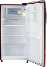 Load image into Gallery viewer, LG 190 L 4 Star Inverter Direct-Cool Single Door Refrigerator (GL-B201ASCY, Scarlet Charm) - Home Decor Lo