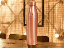 Load image into Gallery viewer, NORMAN JR, Pure &amp; Health Water Bottle 1 LTR Extra Large - Premium Copper Vessel - Drink More Water, Lower Your Sugar Intake and Enjoy The Health Benefits - Home Decor Lo