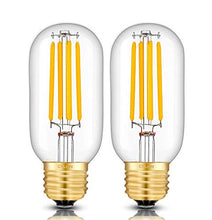 Load image into Gallery viewer, Citra Led Vintage Edison Bulbs,Antique Retro Incandescent Light Bulb 4W Squirrel Cage Filament Light Bulb T45 Classic Amber Glass E26/E27 Medium Base Dimmable (2 Pack) - Home Decor Lo
