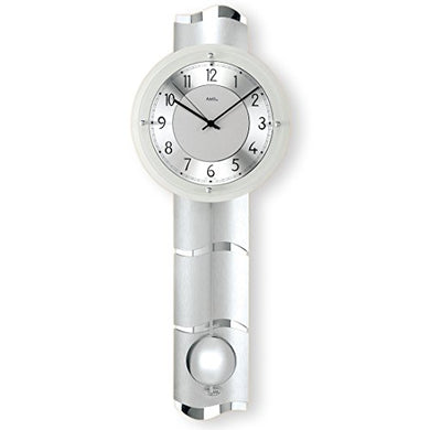 F5215Q ams Silver Wall Clock - Home Decor Lo