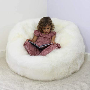 Bean Bag White Fur XXXL Size Without Beans Very Attractive And