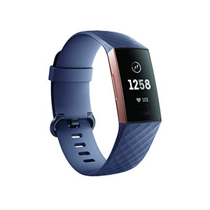 Fitbit Charge 3 Fitness Activity Tracker (Rose Gold and Blue Grey) with Offer on Accessory - Home Decor Lo