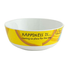 Load image into Gallery viewer, Clay Craft Ceramic Happiness is Snack/Cereal Bowl, Multicolour, Set of 4 - Home Decor Lo