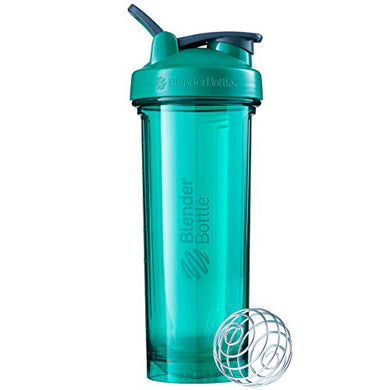 Blender Bottle Plastic Pro Series Shaker Bottle, 32 oz, Emerald Green - Home Decor Lo