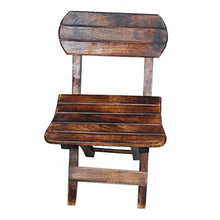 Load image into Gallery viewer, Niyazi Handicrafts(Baby SMOOL CHIAR) Furnished and Fold Wood Chiar Children Folding Chair Outdoor Portable Small Chair Fishing Stool Household Children&#39;s Stool Leisure Chair (24 * 12 * 12) - Home Decor Lo