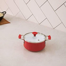 Load image into Gallery viewer, Home Centre Beattles Briston Aluminium Casserole with Lid - Red - Home Decor Lo