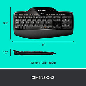 Logitech MK710 Wireless Desktop Mouse and Keyboard Combo - Home Decor Lo