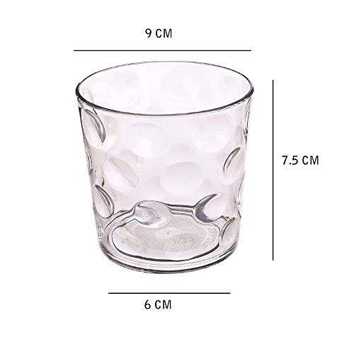 Set of 6 Meldique Juice Glass Water Glass Drinking Vintage Water Glasses  240ML 