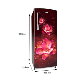 Whirlpool 245 L 4 Star Inverter Direct-Cool Single Door Refrigerator (260 IMPRO PLUS PRM 4S INV WINE FLUME, Wine Flume) - Home Decor Lo