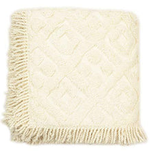 Load image into Gallery viewer, Saral Home Soft Cotton Unique Design Tufted Throw/Sofacover -140x210 cm, Ivory - Home Decor Lo