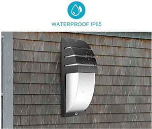 Prop it up 6W LED Outdoor Waterproof Exterior Wall Step Light Fixture (22 x 8 x 7.7 cm) Lamp Grey Finish (Warm White) - Home Decor Lo
