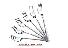 Load image into Gallery viewer, Shapes Stainless Steel Fruit Fork(White)-Pack of 12 - Home Decor Lo