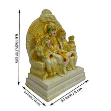 Load image into Gallery viewer, Fabzone Resin Lord Shiv Parivar | Shiv Family | Mahadev Family Statue, 6.5 inches, Yellowish, 1 Piece - Home Decor Lo