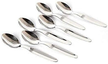 Load image into Gallery viewer, Shenron Stainless Steel Medium Dinner, Table, Cutlery Spoon, Tableware Spoon Set of 6 Pieces - Home Decor Lo