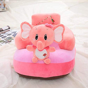 AVSHUB Soft and Rocking Chair Skin Friendly Elephant Shape Baby Supporting Seat Soft Plush Cushion and Chair for Kids/Baby - PinkElephant, for 3 Months to 3 Years - Home Decor Lo