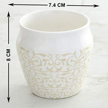 Load image into Gallery viewer, Home Centre Mandarin Printed Kullhad Cups - Set of 3 - Home Decor Lo