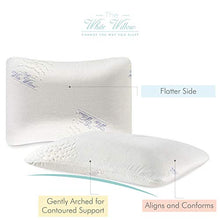 Load image into Gallery viewer, The White Willow Orthopedic Cooling Gel Memory Foam Bed Pillow for Sleeping for Neck and Back Support (21&quot; L x 13&quot; W x 4&quot; H, Multi) - Home Decor Lo