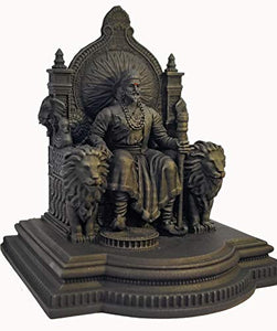 Chhatrapati Shivaji maharaj with rajdand Black Home Decor Showpieces - Home Decor Lo