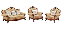 Load image into Gallery viewer, Shilpi Handicrafts Teak Wood Single Seater Sofa Luxurious Set - Home Decor Lo
