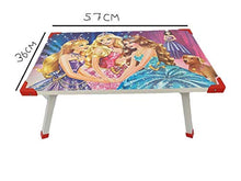 Load image into Gallery viewer, Capella Barbie Printed Fold-able Eating and Study Multipurpose Bed Table for Kids (57x36cm) - Home Decor Lo