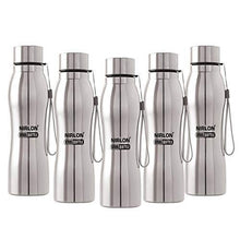 Load image into Gallery viewer, NIRLON Stainless Steel 5 Pcs Fridge Water Bottle/Refrigerator Bottle/Single Wall Bottle 1000 ML - Home Decor Lo