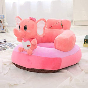 AVSHUB Soft and Rocking Chair Skin Friendly Elephant Shape Baby Supporting Seat Soft Plush Cushion and Chair for Kids/Baby - PinkElephant, for 3 Months to 3 Years - Home Decor Lo