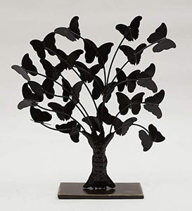 Vedas Exports Iron Paddy Butterflies Tree Showpiece (Multi_4.5 Inch X 19 Inch X 21 Inch) - Home Decor Lo