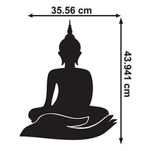 Load image into Gallery viewer, Look Decor Buddha Hand Silver Code 1138 Acrylic Mirror 3D Wall Sticker Decoration for Kids Room/Living Room/Bedroom/Office/Home and Latest Wall Art Theams - Home Decor Lo
