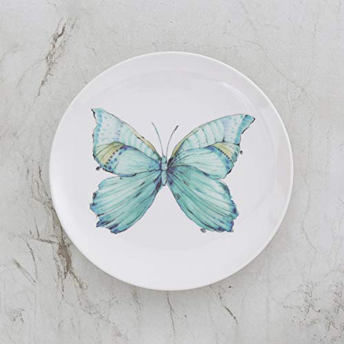Home Centre Mandarin Butterfly Print Side Plate - Home Decor Lo