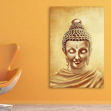 Load image into Gallery viewer, Inephos Framed Canvas Painting - Beautiful Buddha Art Wall Painting for Living Room, Bedroom, Office, Hotels, Drawing Room (85cm X 55cm) - Home Decor Lo
