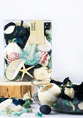 Scentattva.com Ocean Breeze Potpourri Fragrant Dried Flowers, Leaves Home, Office Decoration (Multicolor, 200 g) - Home Decor Lo