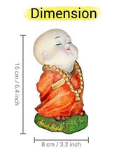 Load image into Gallery viewer, Buddha Monk Statue Figurines Showpiece - Home Decor Lo