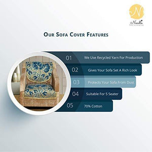 Nendle Jacquard Sofa Cover Set of 3+2 - Home Decor Lo
