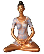 Load image into Gallery viewer, Miss Peach Handcrafted decoration items Yoga Posture Lady Statue Buddha showpiece antique idol idols corner show pieces statues for home decor big size budha living room decoration items|Decorative items for room - Home Decor Lo