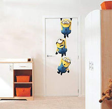 Load image into Gallery viewer, Sticker Yard Decal Minions Hanging Door Wall Stickers for Living Room, Bedroom, Office (Vinyl , Standard, Multicolour) - Home Decor Lo