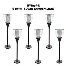 Load image into Gallery viewer, Ifitech Set Of 6 Solar Garden Light (Warm White) - 2Night Working With 1 Day Sun Charge - Home Decor Lo