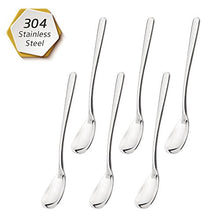 Load image into Gallery viewer, ice cream spoon : FOXAS Stainless Steel Ice Cream Spoons 5.8-inch Set of 6 - Home Decor Lo