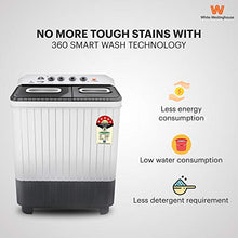 Load image into Gallery viewer, White Westinghouse (Trademark By Electrolux) 8 kg Semi-Automatic Top Loading Washing Machine (CSW8000, Greyish Black) - Home Decor Lo