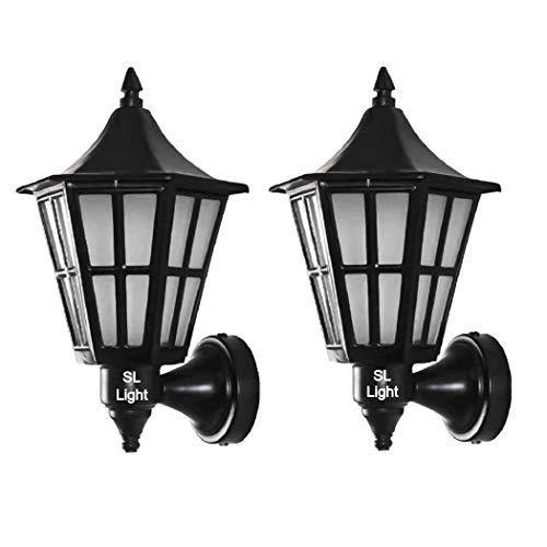 SL Light Metal Black Traditional Wall Light (Set of 2, Bulb Not Included) - Home Decor Lo