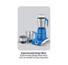 Load image into Gallery viewer, Havells Maxx Grind 750 Watt Mixer Grinder with 3 Stainless Steel Jar and Overload indicator (Blue) - Home Decor Lo