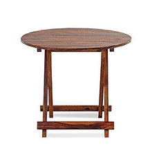 Load image into Gallery viewer, Driftingwood Sheesham Wood Round Dining Table Set and Folding Chairs