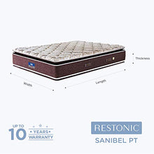 Load image into Gallery viewer, Peps Restonic 6-inch Queen Size Spring Mattress with Two Free Pillow