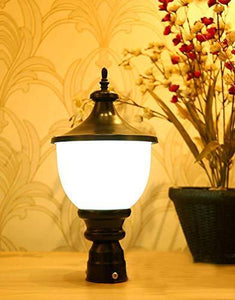 Lyse Decor_Waterproof Decorative Samrt Outdoor Lamp/Exterior Light/Gate Light,Pole Light,Pillar Lamp,Garden Light [_Set of 2PCS_] - Home Decor Lo