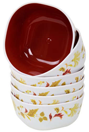 Nayasa Plastic Soup Bowl, 6-Piece, Service for 6, Brown - Home Decor Lo