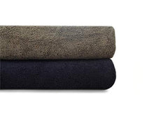 Load image into Gallery viewer, Heelium Bamboo Bath &amp; Swim Towel, Super Absorbent &amp; Soft, Antibacterial, 600 GSM, 55 inch x 27 inch, Pack of 2 (Blue, Grey) - Home Decor Lo