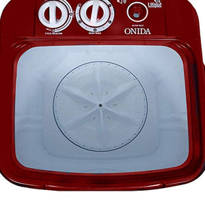 Onida 6.5 kg Washer Only (WS65WLPT1LR Liliput, Lava Red) - Home Decor Lo